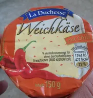 Weichkäse mit Chili