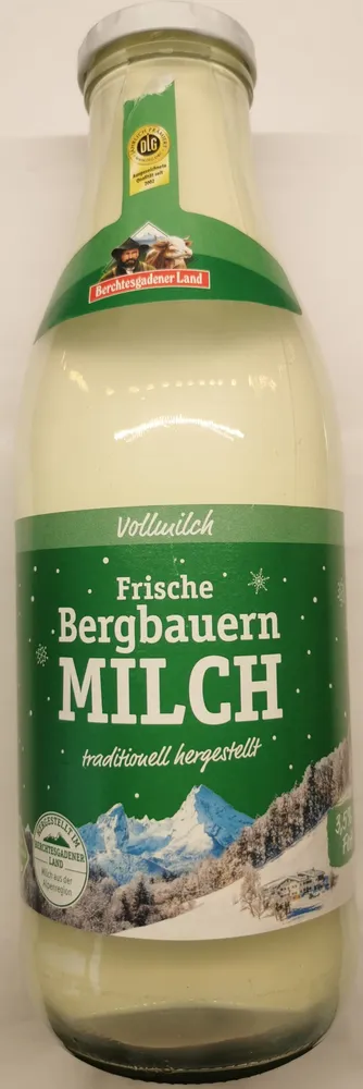 Frische Vollmilch, 3,5 % Fett