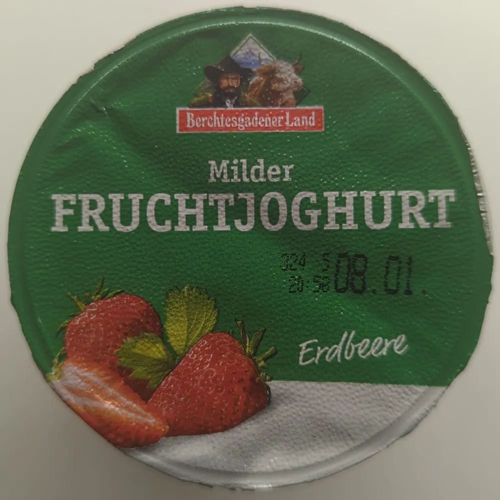 Milder Fruchtjoghurt - Erdbeere