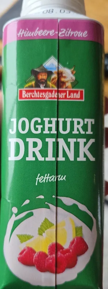 JOGHURT DRINK Himbeere-Zitrone