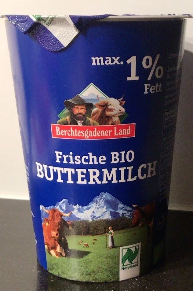Frische Bio Buttermilch