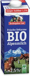 Čerstvé alpské mléko polotučné 1l