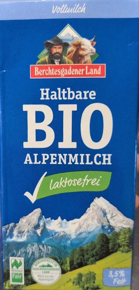 H-BIO Alpenmilch Laktosefrei 3,5%