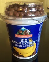 Bio banánový jogurt s čoko kuličkami 150g