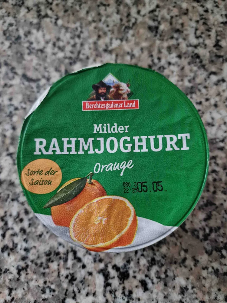 Milder Rahmjoghurt Orange