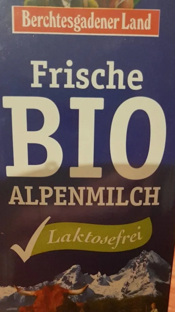 Bio frische Alpenmilch
