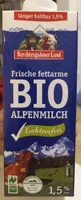 Frische fettarme Bio Alpenmilch Laktosefrei