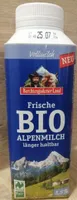 Frische Bio alpenmilch