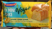 4 x Mini-Cake Vegan - Zitrone