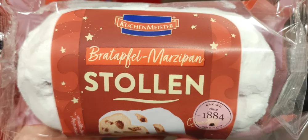 Bratapfel Marzipan Stollen