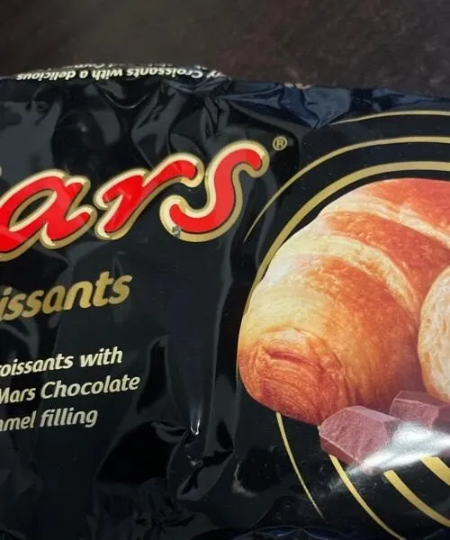 Croissants with Mars Chocolate Caramel filling