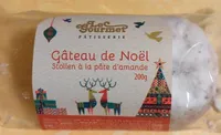 Gâteau de Noël, stollen à la pâte d'amande