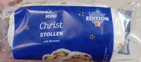 Mini Christstollen mit Rosinen
