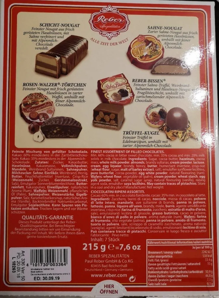 Truffel nougat