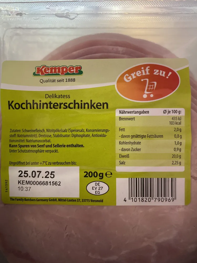 Kochhinterschinken