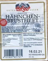 Hähnchenbrustfilet gegrillt in Scheiben