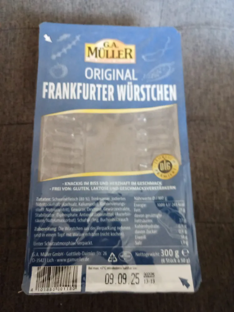 ORIGINAL FRANKFURTER WÜRSTCHEN