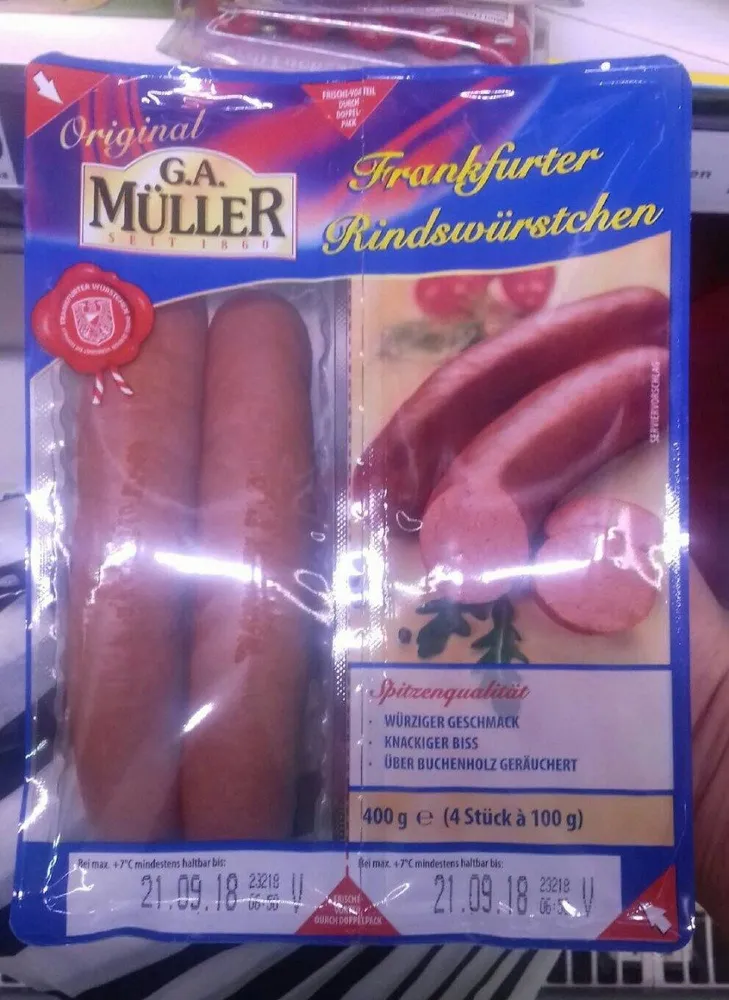 TK Würste Frankfurter Rindswürstchen