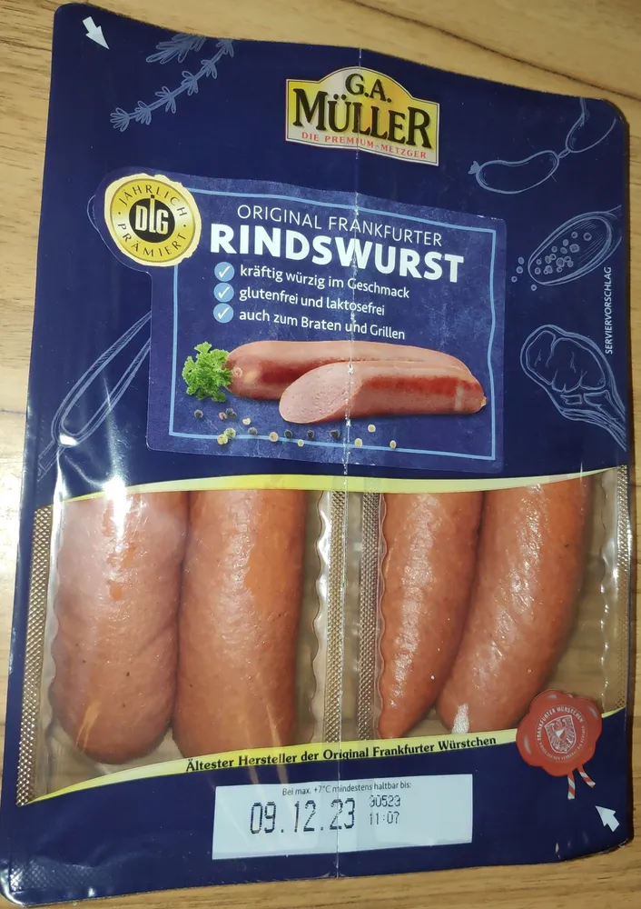 Frankfurter Original Rindswurst