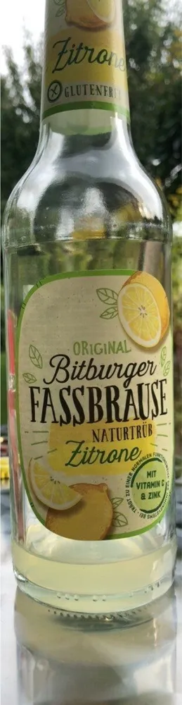 Orginal Bitburger Fassbrause Zitrone