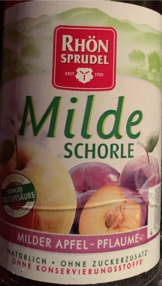 Apfel-Pflaume Schorle