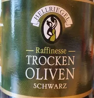 Oliven trocken, schwarz