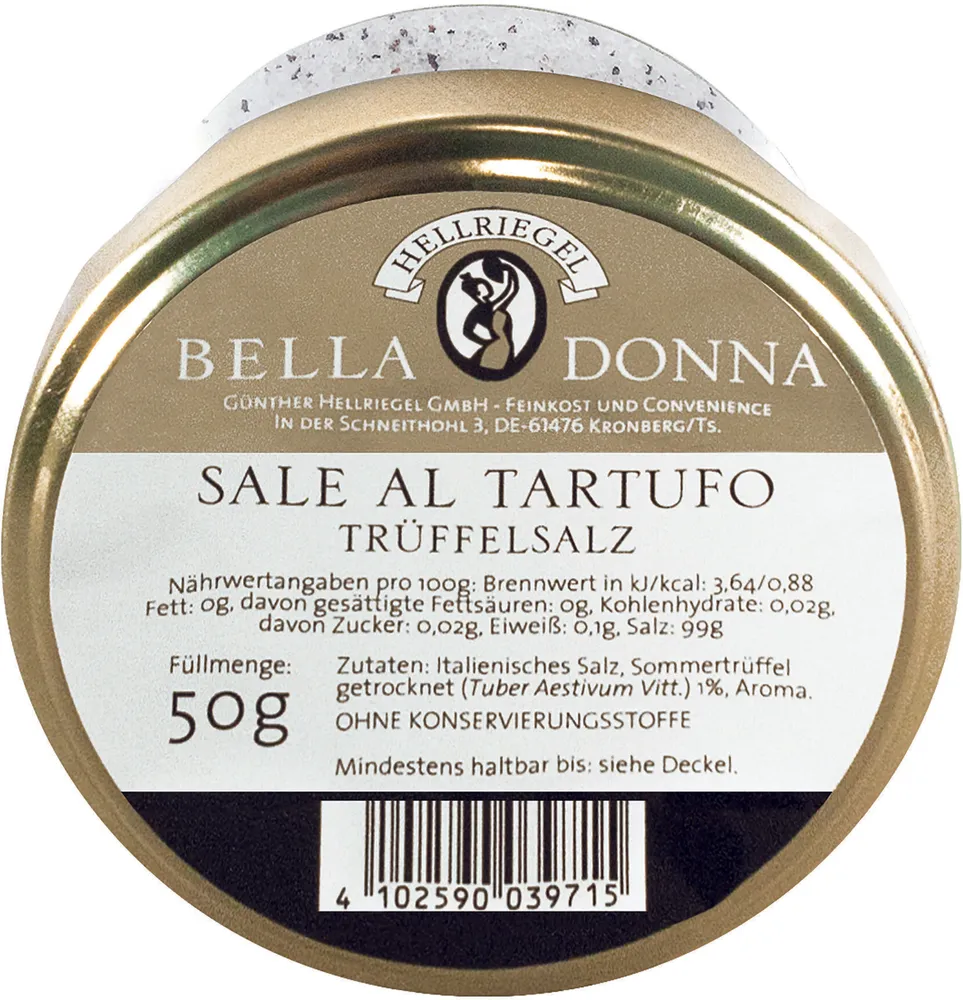 Hellriegel Bella Donna Trüffelsalz (Sale al Tartufo)