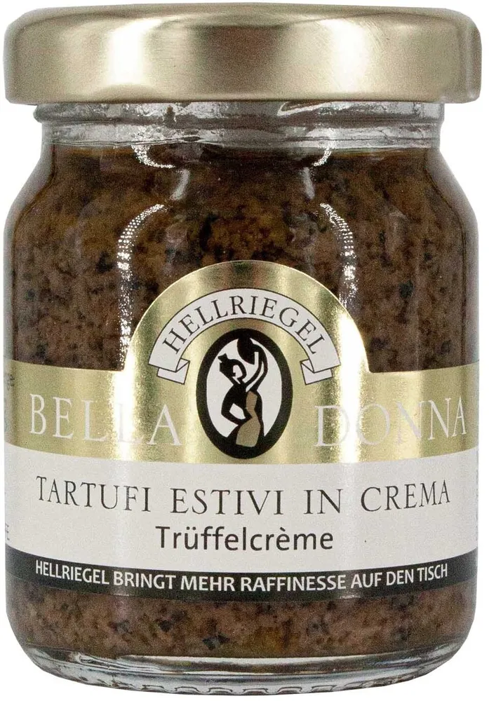 Hellriegel Bella Donna Trüffelcreme mit 70 % trüffelanteil (Tartufi Estivi in Crema)