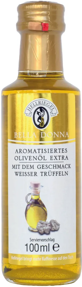 Hellriegel Bella Donna Aromatisiertes Olivenöl extra mit dem Geschmack weißer Trüffel