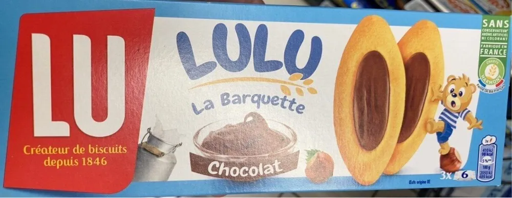 Lulu la barquette chocolat