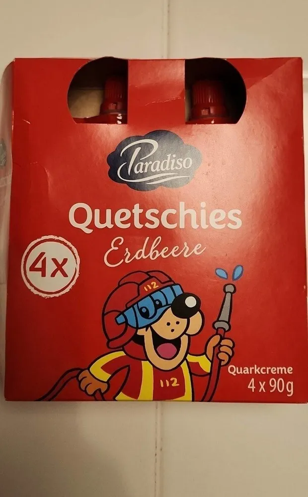 Quetschies Erdbeere Quarkcreme