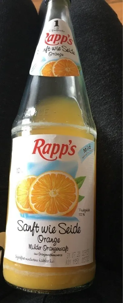 Rapp's Saft Orange Sanft wie Seide