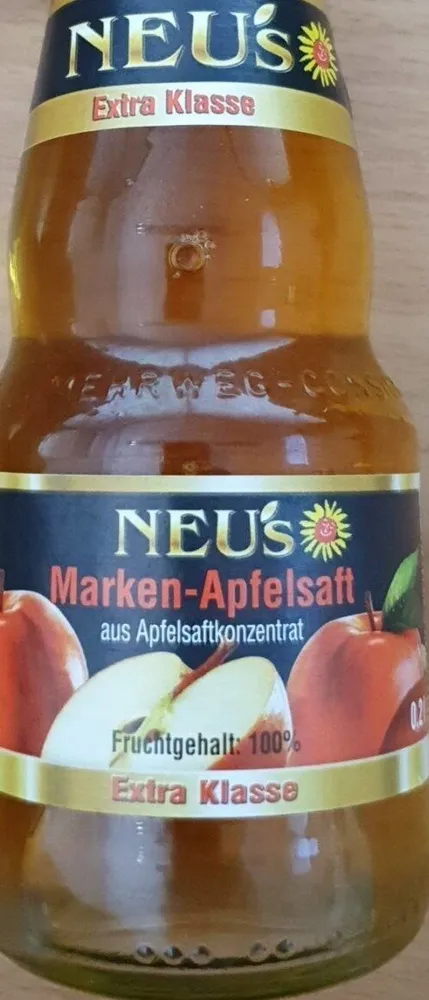 Neu's Marken-Apfelsaft