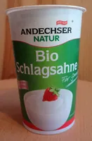 Bio-Schlagsahne