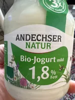 Andechse Bio-Joghurt mild 1,8% Fett 4104060010965 Fettarmer Bio-Joghurt mild mit 1,8% Fett