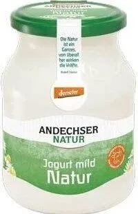 Andechser Natur Jogurt mild - Natur 3,8 % Fett 4104060011245 demeter Joghurt mild mit 3,8 % Fett