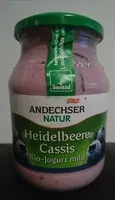 Naturjogurt Mild, Heidelbeere