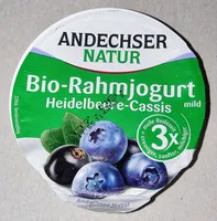 Bio-Rahmjogurt mild Heidelbeere-Cassis