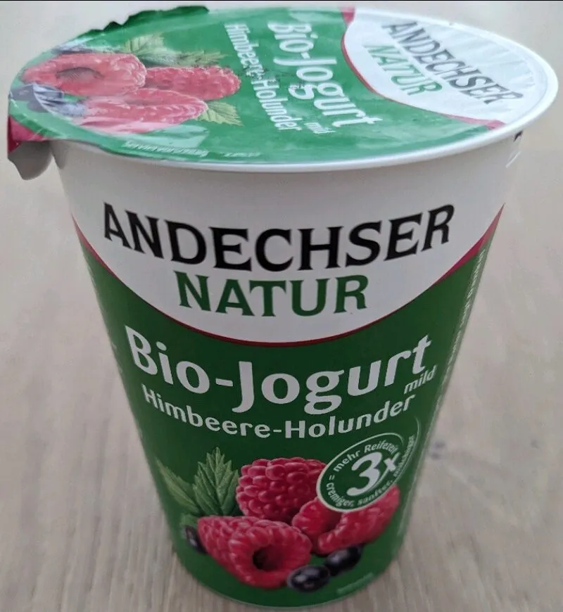 Bio-Jogurt mild Himbeere-Holunder
