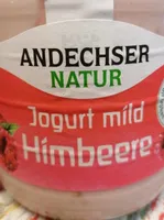 Andechser Natur Joghurt mild Himbeere 4104060031304 demeter-Jogurt mild Himbeere**, 3,8% Fett im Milchanteil