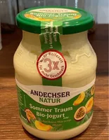 Sommer Traum Bio-Jogurt Aprikose Maracuja Minze