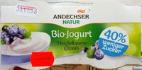 Bio-Joghurt Heidelbeere-Cassis