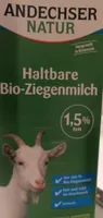 Haltbare Bio-Ziegenmilch