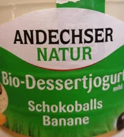 Bio - Dessertjogurt Schokoballs Banane