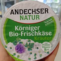 Körniger Bio-Frischkäse Kräuter