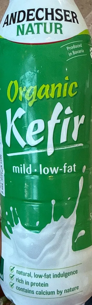 Lait bio demi-écrémé fermenté au  kéfir