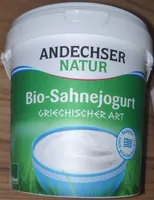 Bio-Sahnejogurt griechischer Art