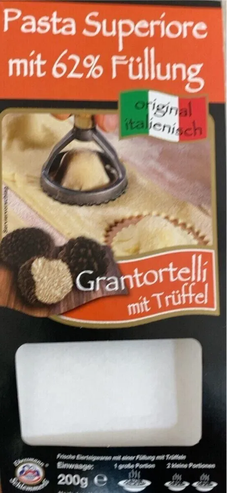 Grantortelli mit Trüffel