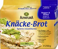 Alnatura Knäckebrot Roggen & Dinkel 4104420016088 Bio-Vollkornknäckebrot aus Roggen und Dinkel