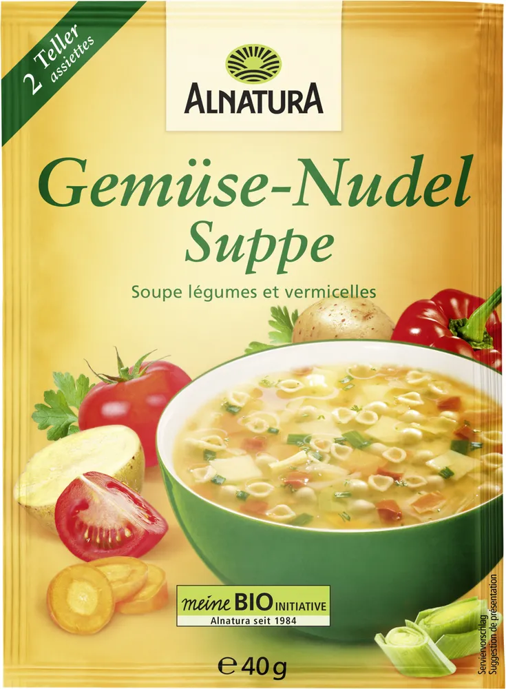 Gemüse Nudel Suppe